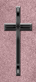 Black Single Cross Shimmer Orchid